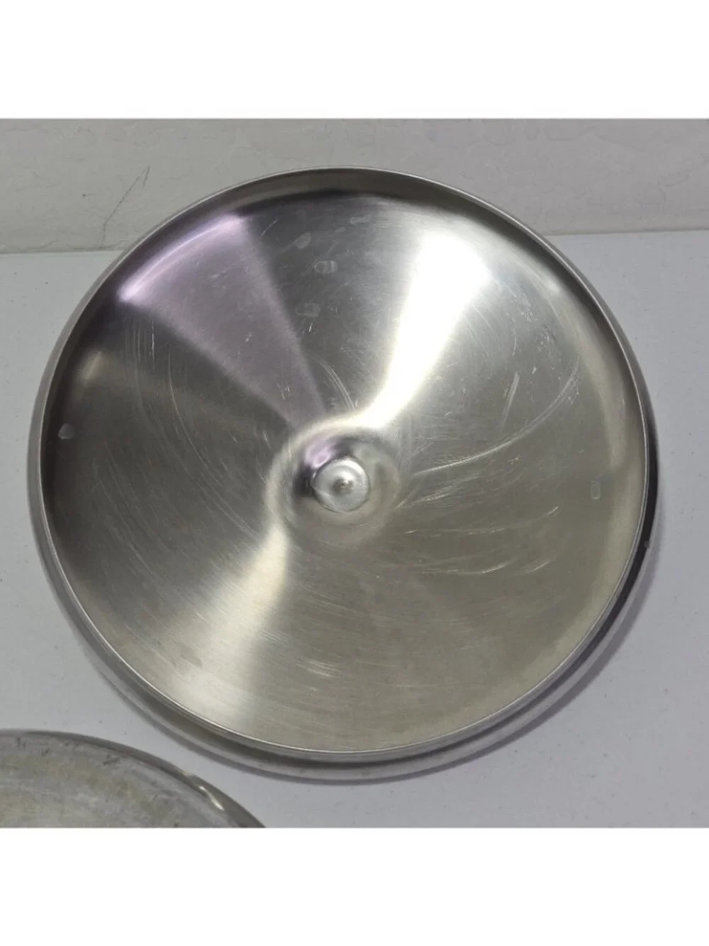 Vintage Farberware 8 Qt Stock Pot & Lid Aluminum Clad Stainless Steel USA Made